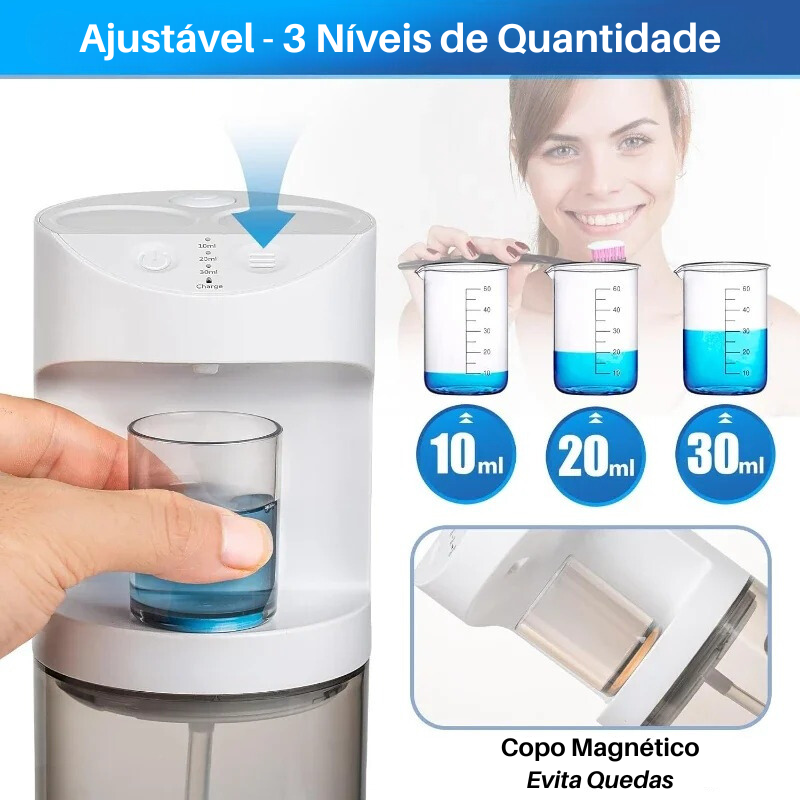 Dispenser automático de enxague bucal de 550ml