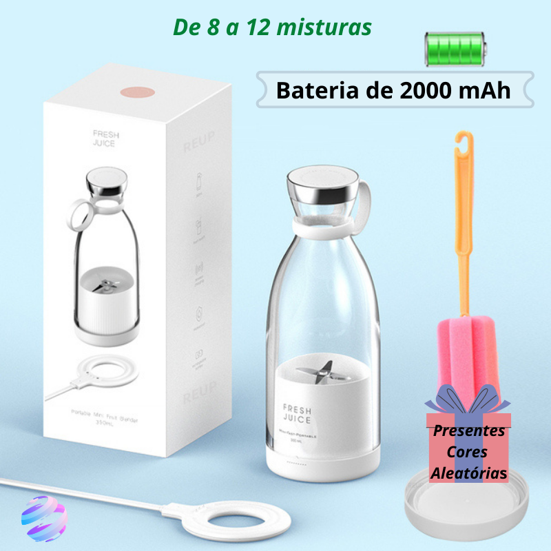 Garrafa Mini Liquidificador Portátil