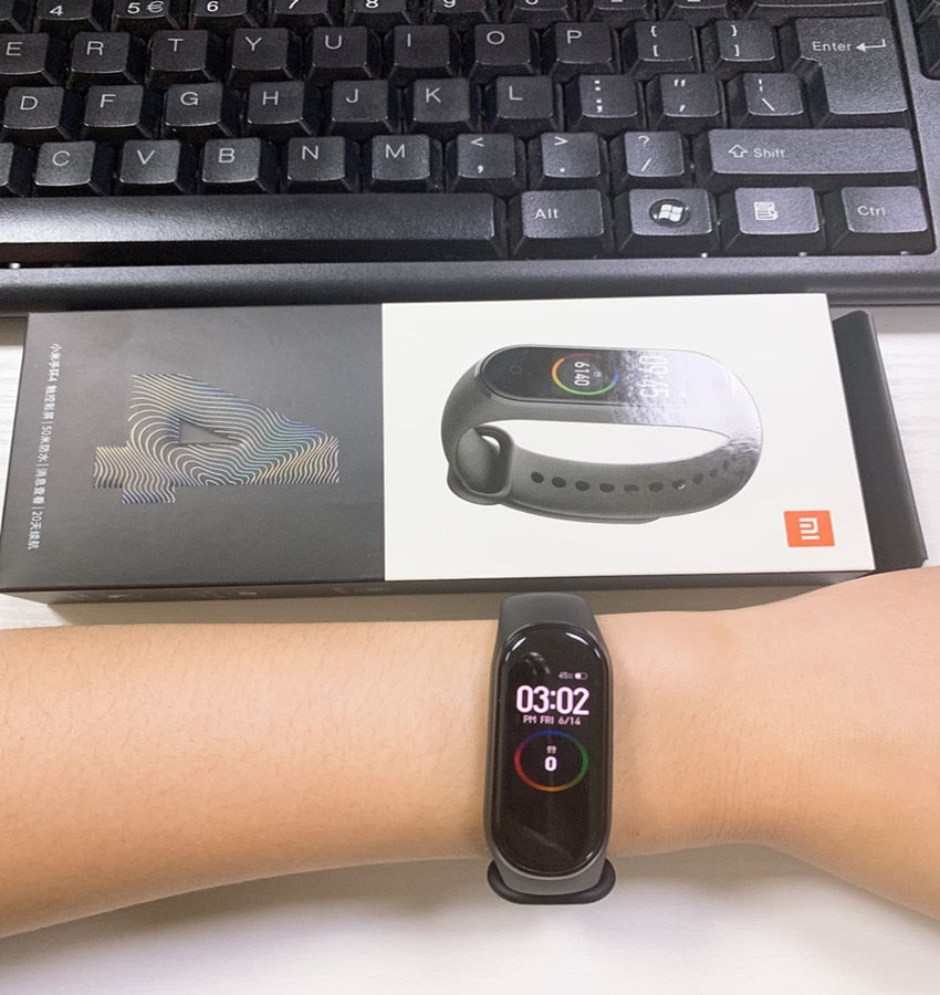 Smartwatch Xiaomi Mi Band 4 + Pulseira Reserva 2019 Original - TOP!!!! 🎯🔐⌚