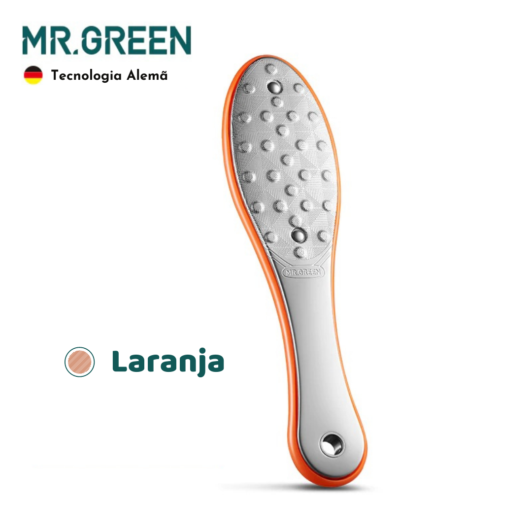 Mr Green - Alta Qualidade - Lixa profissional Alemã de aço inoxidável para os pés & removedor de calos