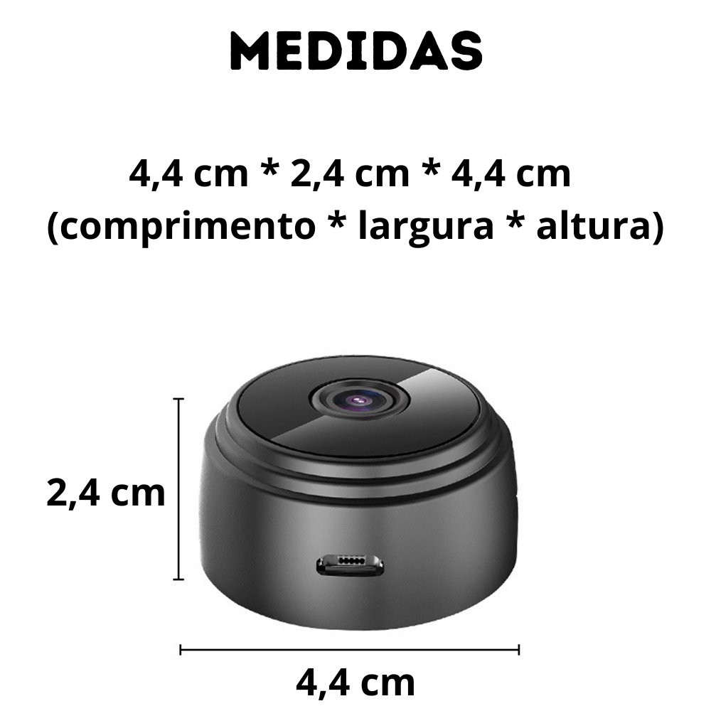 Mini Câmera Magnética Original A9 WiFi HD 1080P