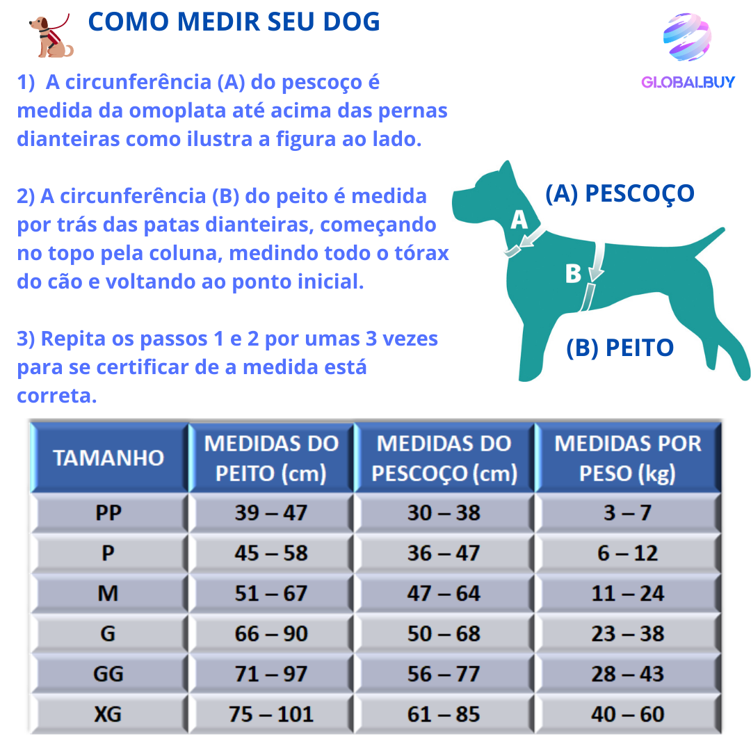 Peitoral Comfort Max para Cães