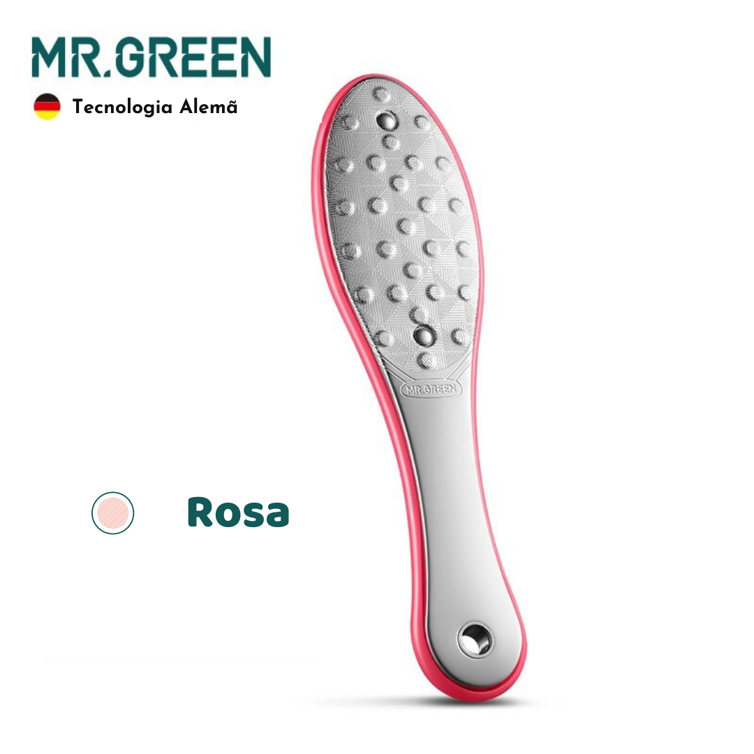 Mr Green - Alta Qualidade - Lixa profissional Alemã de aço inoxidável para os pés & removedor de calos