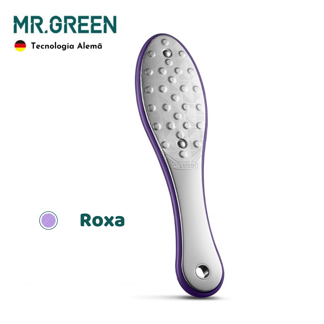 Mr Green - Alta Qualidade - Lixa profissional Alemã de aço inoxidável para os pés & removedor de calos