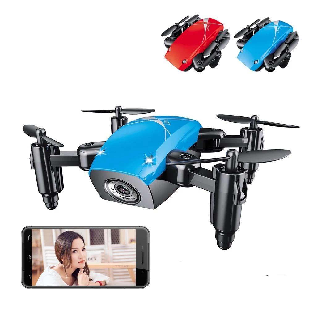 Mini Drone Dobrável com Câmera - Ótimo para Fotos e Selfies