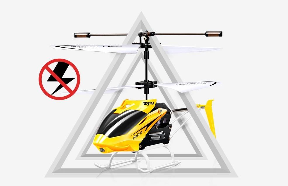 Mini Helicóptero 2 Canais - Com Hélice Resistente Oficial W25 RC