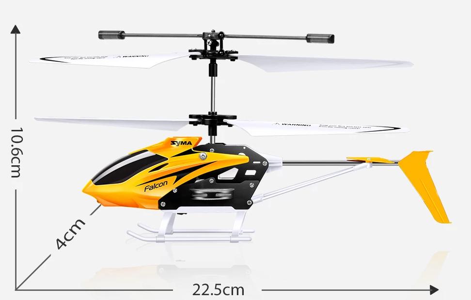 Mini Helicóptero 2 Canais - Com Hélice Resistente Oficial W25 RC